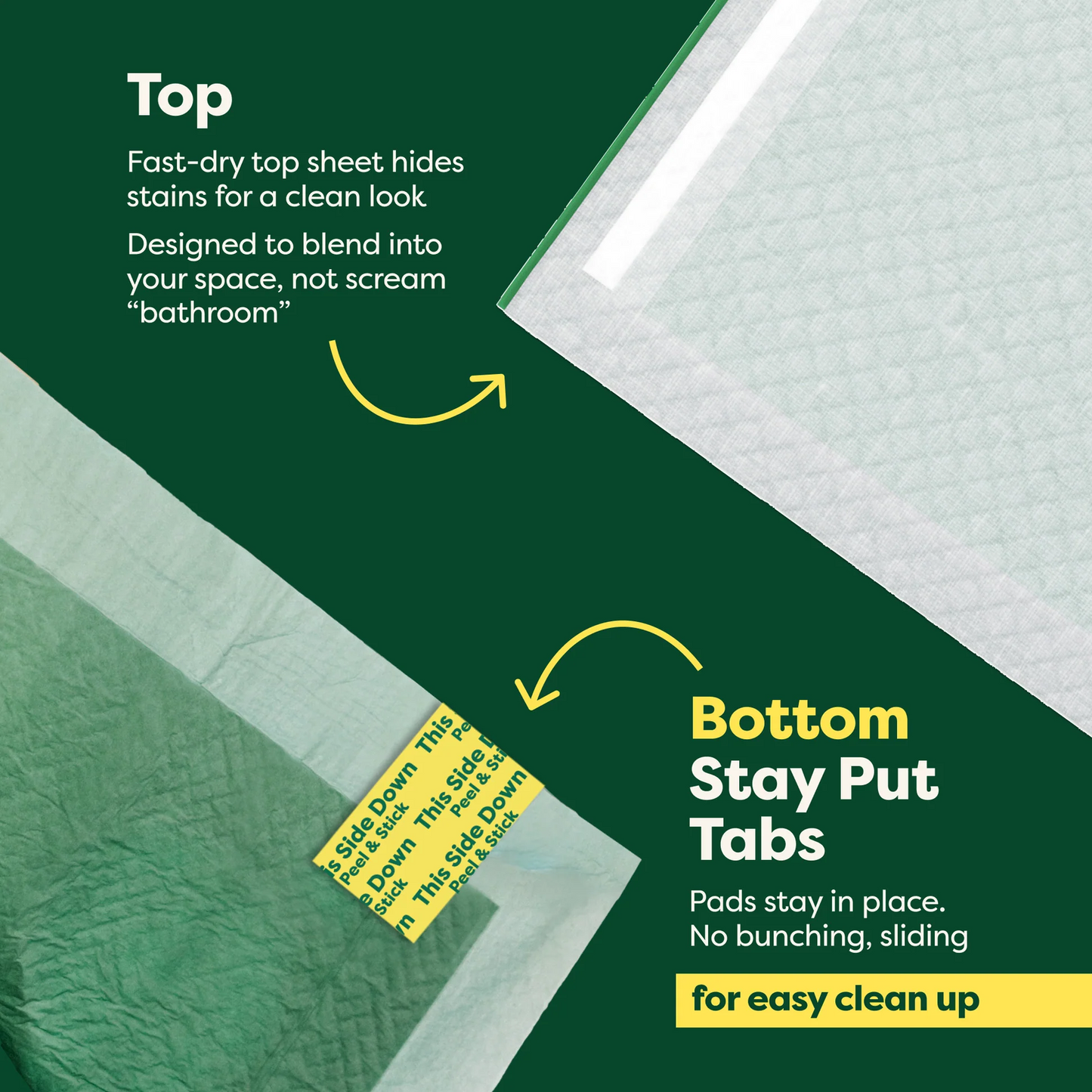 Dog Pee Pads - Max Absorbency Training Pads With AbsorbShield™+ Technology