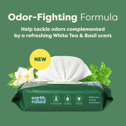 Dog Grooming Wipes - Hypoallergenic Wipes For Gentle Cleaning of Paws, Body & Bums 400 Wipes (4 Pack)