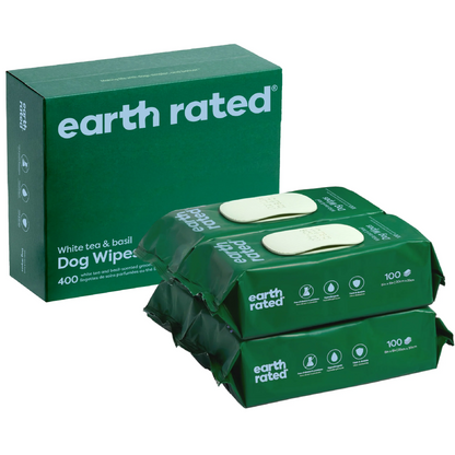 Dog Grooming Wipes - Hypoallergenic Wipes For Gentle Cleaning of Paws, Body & Bums 400 Wipes (4 Pack)